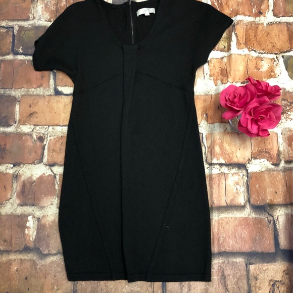 Loft Merino Wool Black Dress - Picture 2 of 8